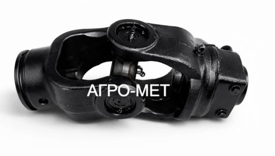 Шарнир карданный 4-ой серии под крестовину 27х74,6, треугольная труба 36,1мм / 43,4мм х 6шл (1 3/8), 8 шл, 21шл (1 3/8), шпонка d=25, 30, 35мм