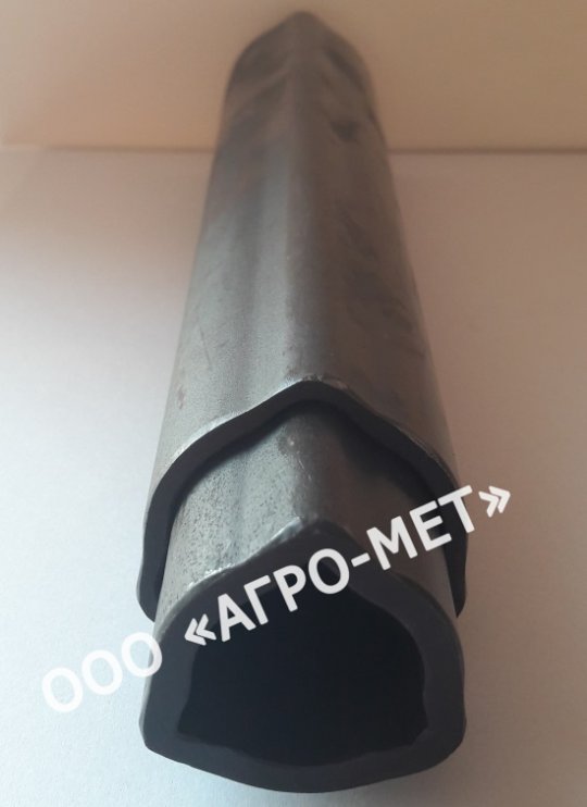 Комплект треугольных профильных труб 4-ой серии 43,4+36мм L=1000мм